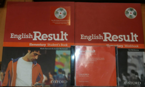 2 db English Result Elementary: Student's Book + Workbook (+ Answer Key Booklet)