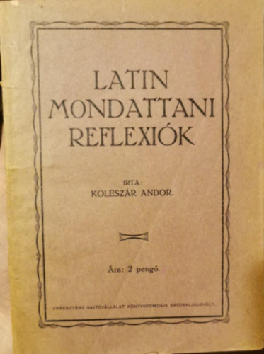 Latin mondattani reflexik