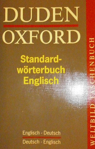 Dr. Werner Scholze-Stubenrecht  (szerk.) - Standard-wrterbuch English
