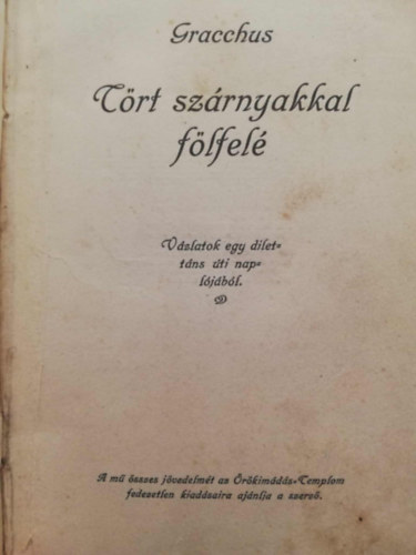 Cajus Gracchus - Tört szárnyakkal fölfelé Vázlatok egy dilettáns úti naplójából