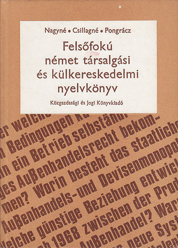 Felsfok nmet trsalgsi s klkereskedelmi nyelvknyv