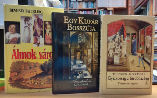 3 db trtnelmi regny: lmok vrosa + Egy kufr bosszja + Gyilkossg a frdhzban