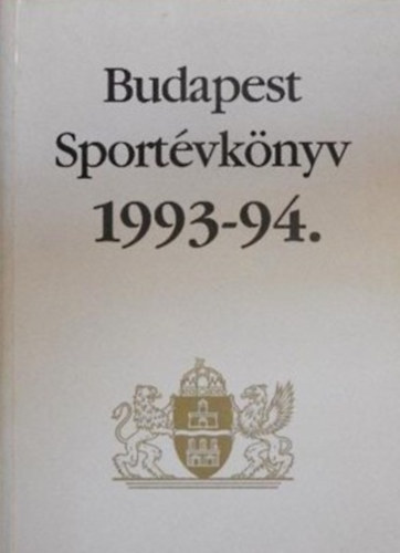 Budapest Sportvknyv 1993-94.