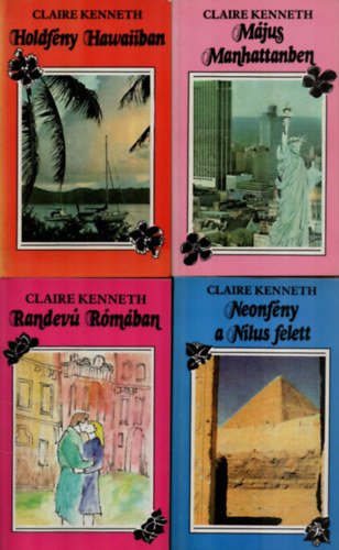 Claire Kenneth - 4 db Claire Kenneth: Neonf�ny a N�lus felett, Randev� R�m�ban, Holdf�ny Hawaiiban, M�jus Manhattanben.