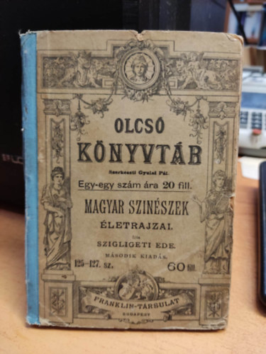 Magyar szinszek letrajzai