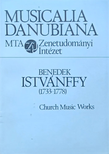Benedek Istvnffy (1733-1778) Musicalia Danubiana 3.
