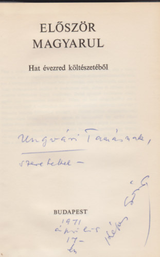 El�sz�r magyarul