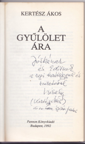 A gy�l�let �ra