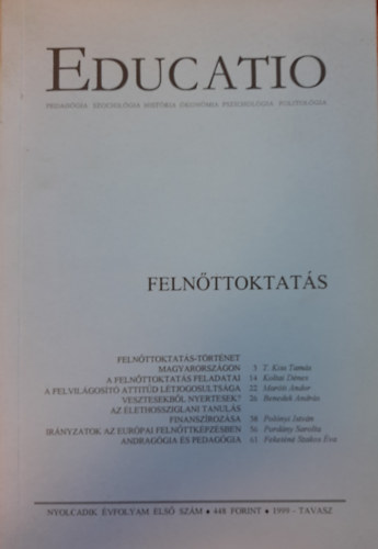 Educatio 1999/1 (tavasz)