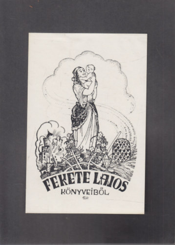 Ex Libris Fekete Lajos trtnsz (eredeti nyomat)