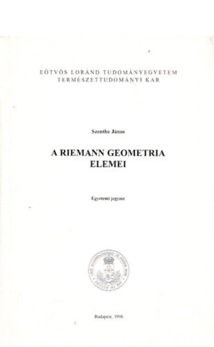 A Riemann geometria elemei