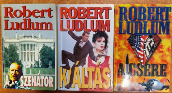 Robert Ludlum knyvek 3db:A szentor + Kilts + A csere