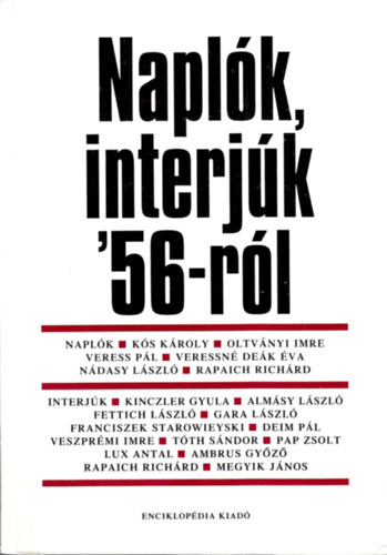 Naplk, interjk '56-rl