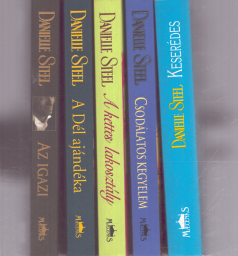 Danielle Steel - 5 db Danielle Steel romantikus regny: Keserdes - Csodlatos kegyelem - A kettes lakosztly - A Dl ajndka - Az igazi