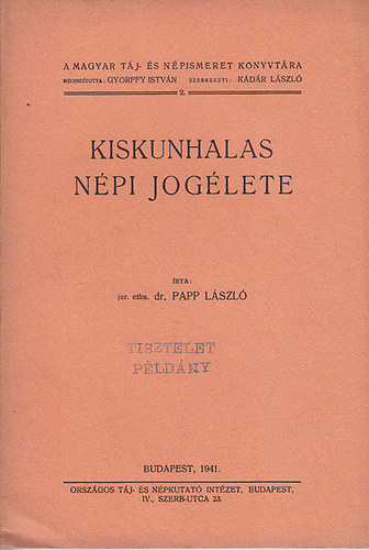 Kiskunhalas n�pi jog�lete