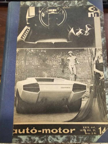 Autó-Motor 1970. 1, 2, 3, 4, 5, 6, 7, 8, 9, 10, 13, 15, 16, 17, 18, 19, 20, 21, 22, 23, 24 számok egybekötve