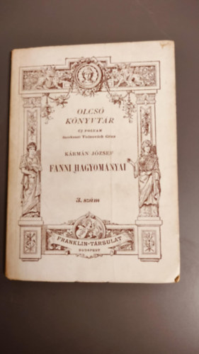 Fanni hagyomnyai- beszly- Olcs Knyvtr 7. sz.