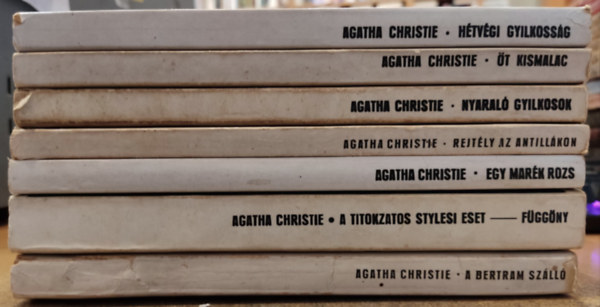 7 db Agatha Christie regny