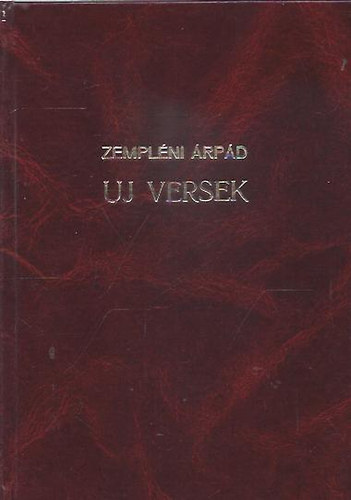 Zemplni rpd - Uj versek