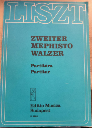 Zweiter Mephisto Walzer - Partitra / Partitur