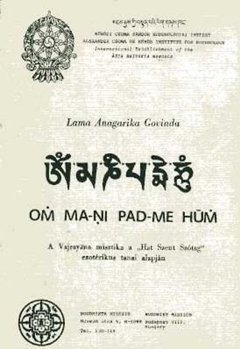 Buddhista Misszi - Om ma-ni pad-me hum