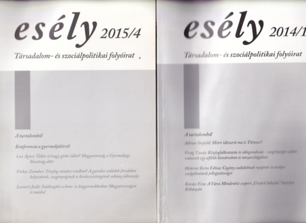 Esly magazin ( 3 vegyes szmok egytt )  2014/1, 2015/4, 2017/6