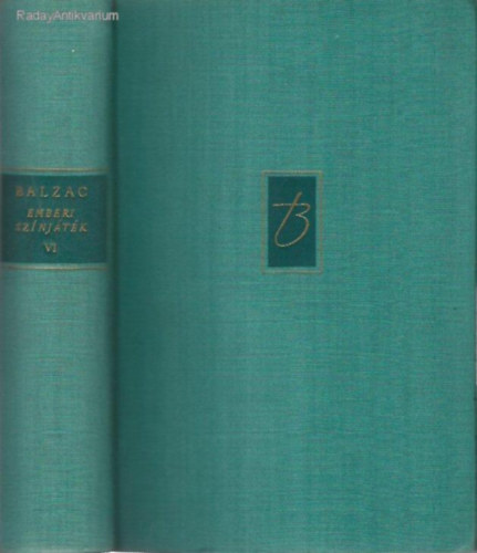 Emberi sz�nj�t�k VI. k�tet - Erk�lcsi tanulm�nyok - Jelenetek a p�rizsi �letb�l II. (Sz�mozott: 1600/954. sz�m / B�rk�t�s)