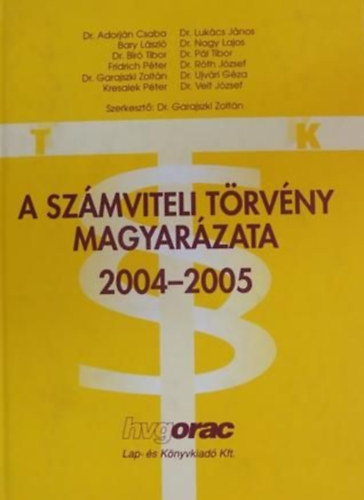 A szmviteli trvny magyarzata 2004-2005 I-II.