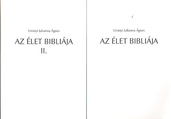 Az let biblija I-II.