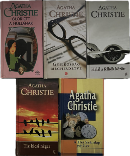 Agatha Christie krimi knyvcsomag ( 5 ktet )