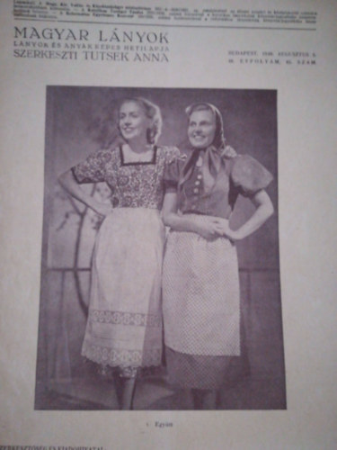 Magyar l�nyok 1940. augusztus 5. 46. �vf. 45. sz�m