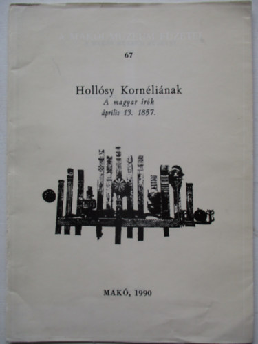 Holl�sy Korn�li�nak - A magyar �r�k �prilis 13. 1857.