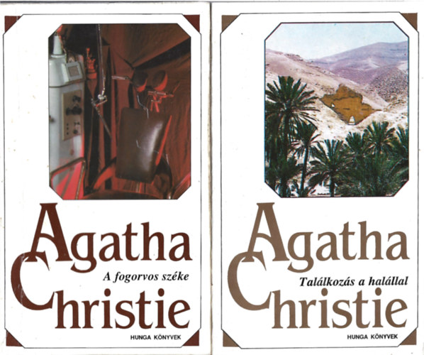 2 db k�nyv, A fogorvos sz�ke, Tal�lkoz�s a hal�llal