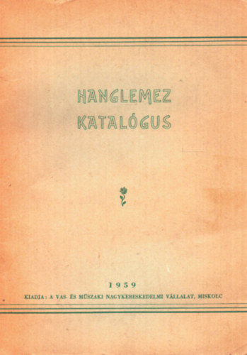 Hanglemez katalgus