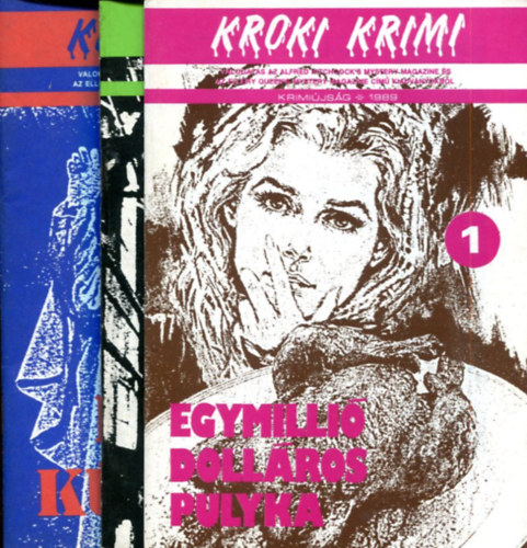 3 db Kroki krimi (1989/1-2-3)