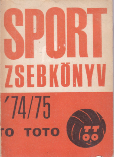Sport-tot zsebknyv '74/75