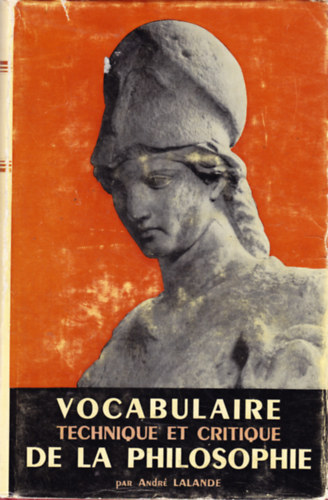 Vocabulaire technique et critique de la philosophie