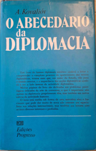 O abecedrio da diplomacia - A diplomcia bcje (portugl)