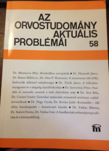 Az orvostudom�ny aktu�lis probl�m�i, 58.