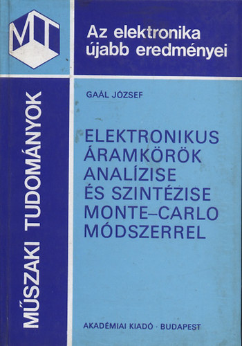 Gal Jzsef - Elektronikus ramkrk analzise s szintzise Monte-Carlo mdszerrel