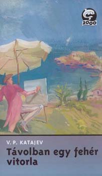 T�volban egy feh�r vitorla