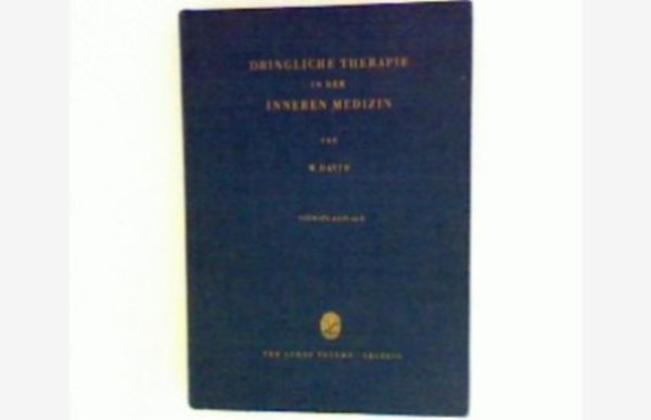 Dringliche Therapie in der Inneren Medizin (Srgs terpia a belgygyszatban nmet nyelven)