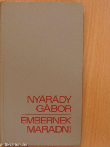 Nyrdy Gbor - Embernek maradni (Nyrdy)