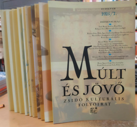 10 db Mlt s Jv - zsid kulturlis folyirat (Szrvnyszmok, lapszmok a termklapon)