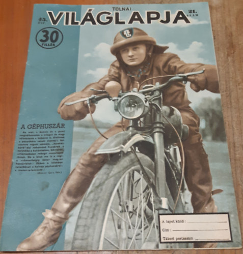Tolnai Világlapja 45. évfolyam (1943) 21. szám
