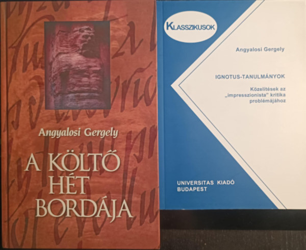 Angyalosi Gergely - Angyalosi Gergely knyvcsomag
