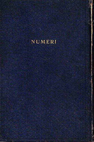 Mzes t Knyve s a Haftrk (Hber szveg, magyar fordts s kommentr) IV. -Numeri (Reprint)