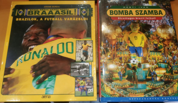2 db Bomba Szamba: tcsillagos brazil futball + Brazilok, a futball varzsli