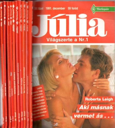 10 db Jlia magazin. 31-40.fzet (Aki msnak vermet s..+rlten szeretlek+Ne kezdj ki a fnkddel+lmaim lovagja