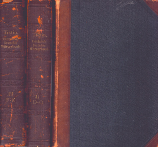 Rumanisch-Deutsches Wrterbuch - Dictionar Roman-German (1903)